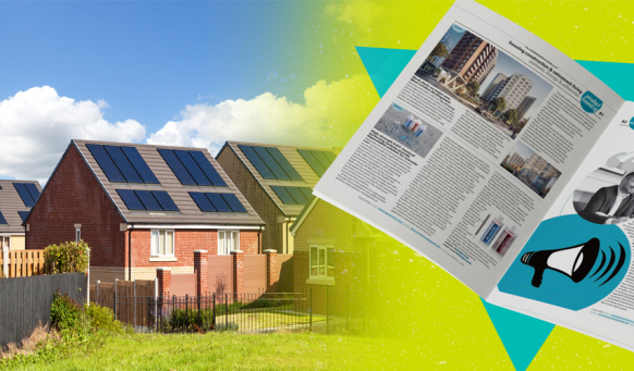 Fabrick's MD, David Ing, features in ABC&D magazine that sits alongside sustainable new homes